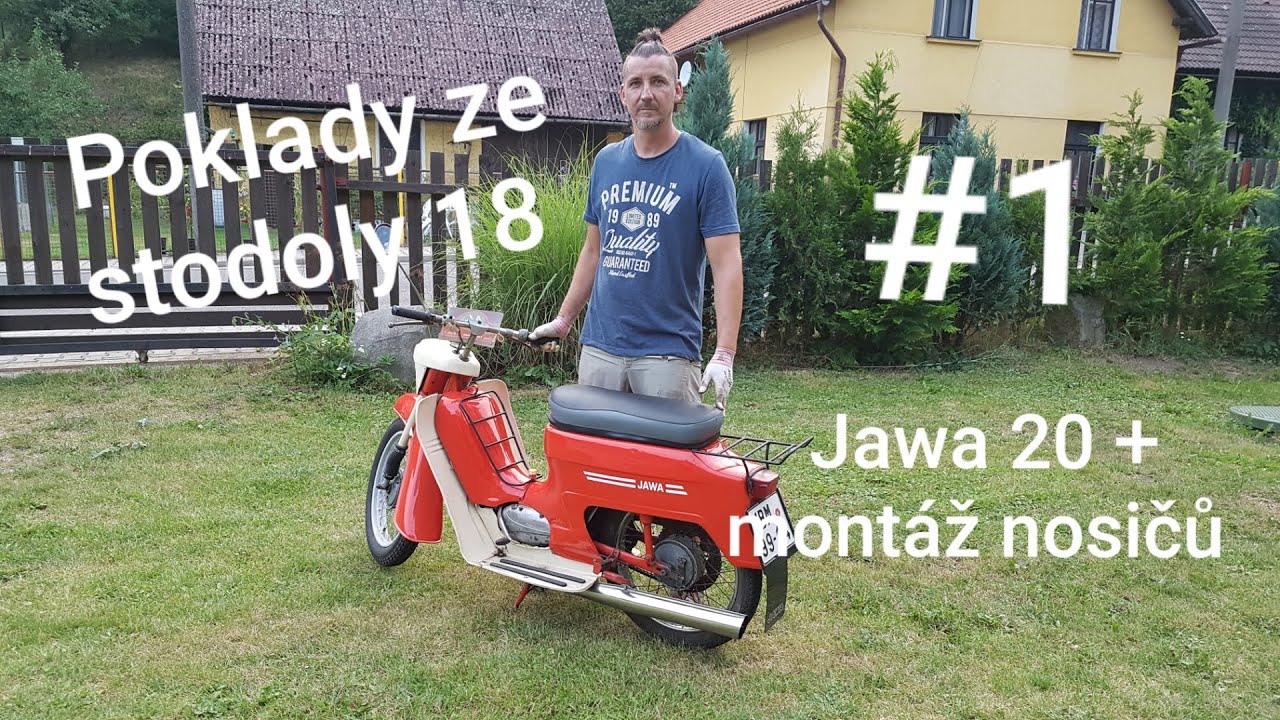 Poklady ze stodoly 18  #1 - Jawa 20 pionýr + Montáž nosičů