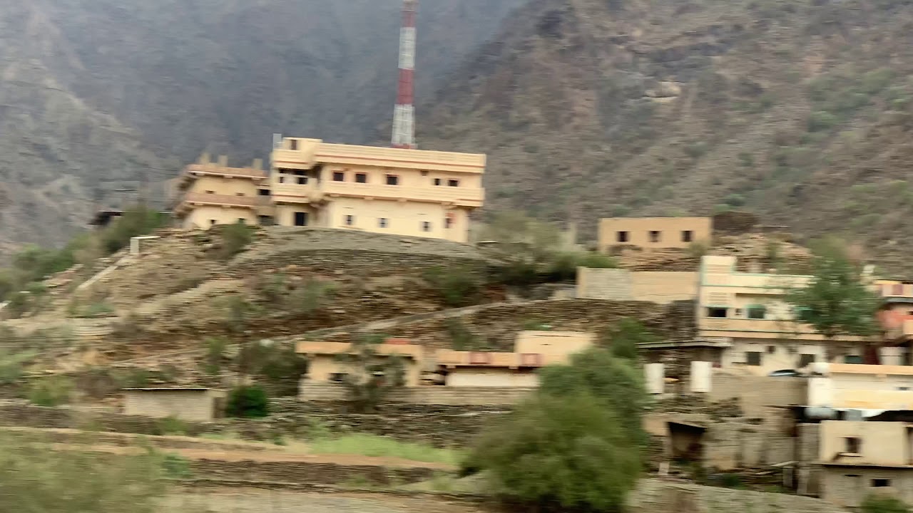 الباحة قلوة وادي الطرف قرية طلان