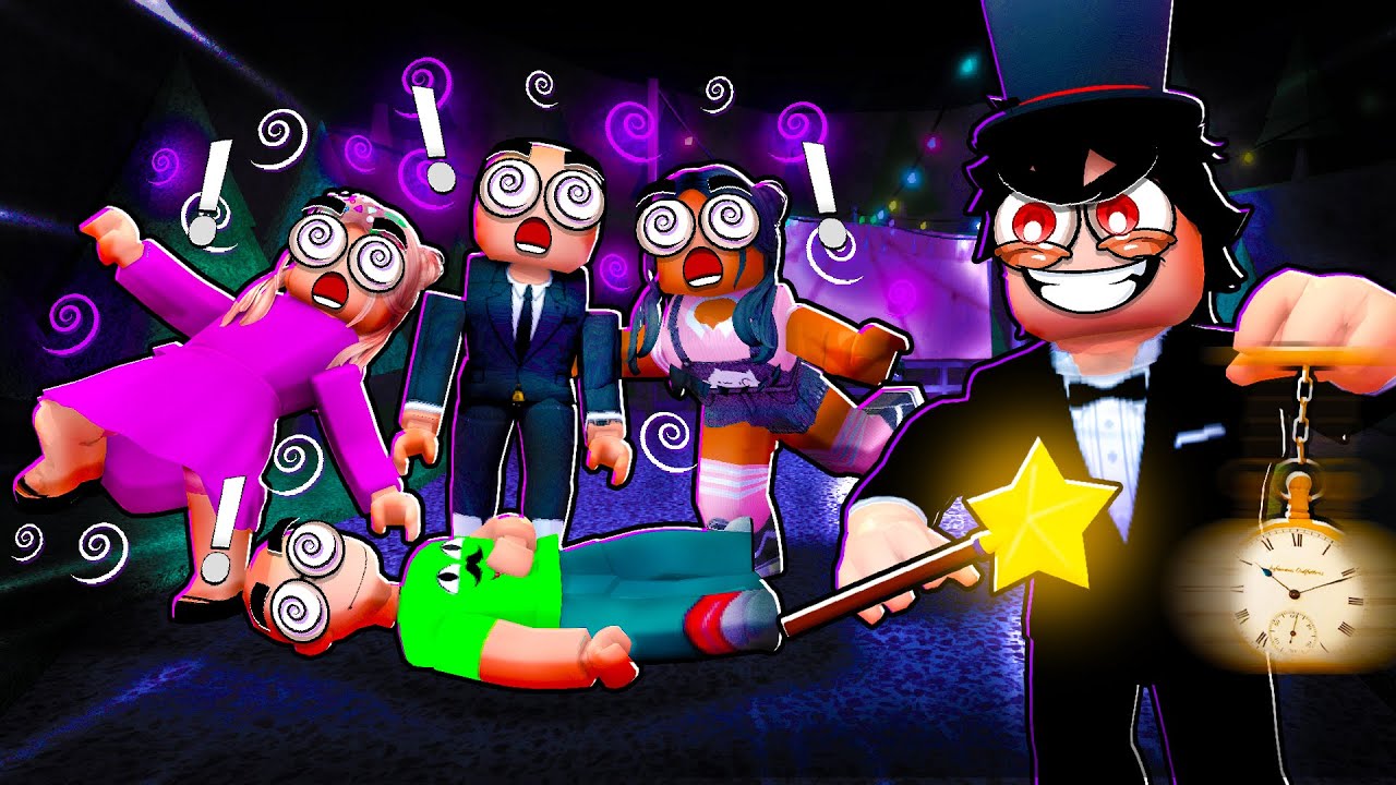 WE GOT HYPNOTIZED BY THE EVIL MAGICIAN | Roblox Funny Moments