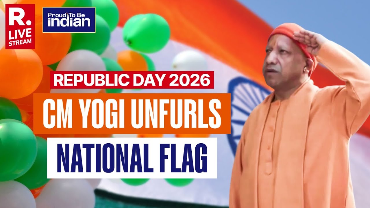 Republic Day Celebrations LIVE: CM Yogi Adityanath Unfurls National Flag On Republic Day In Lucknow