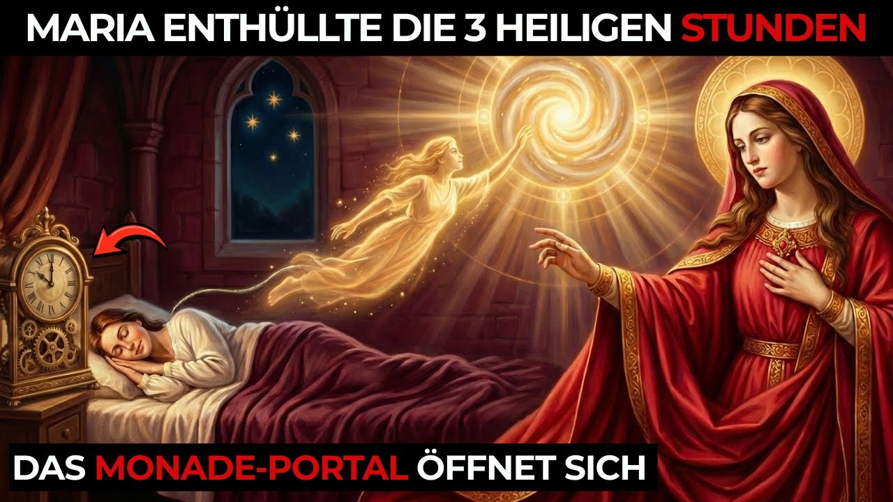Maria enthüllte die 3 heiligen Stunden, in denen das Monade-Portal öffnet - Schlafe zu dieser Zeit