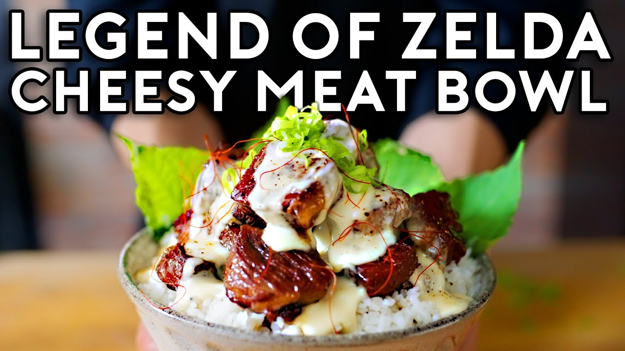 Cheesy Meat Bowl from Legend of Zelda: Tears of the Kingdom | Arcade with Alvin