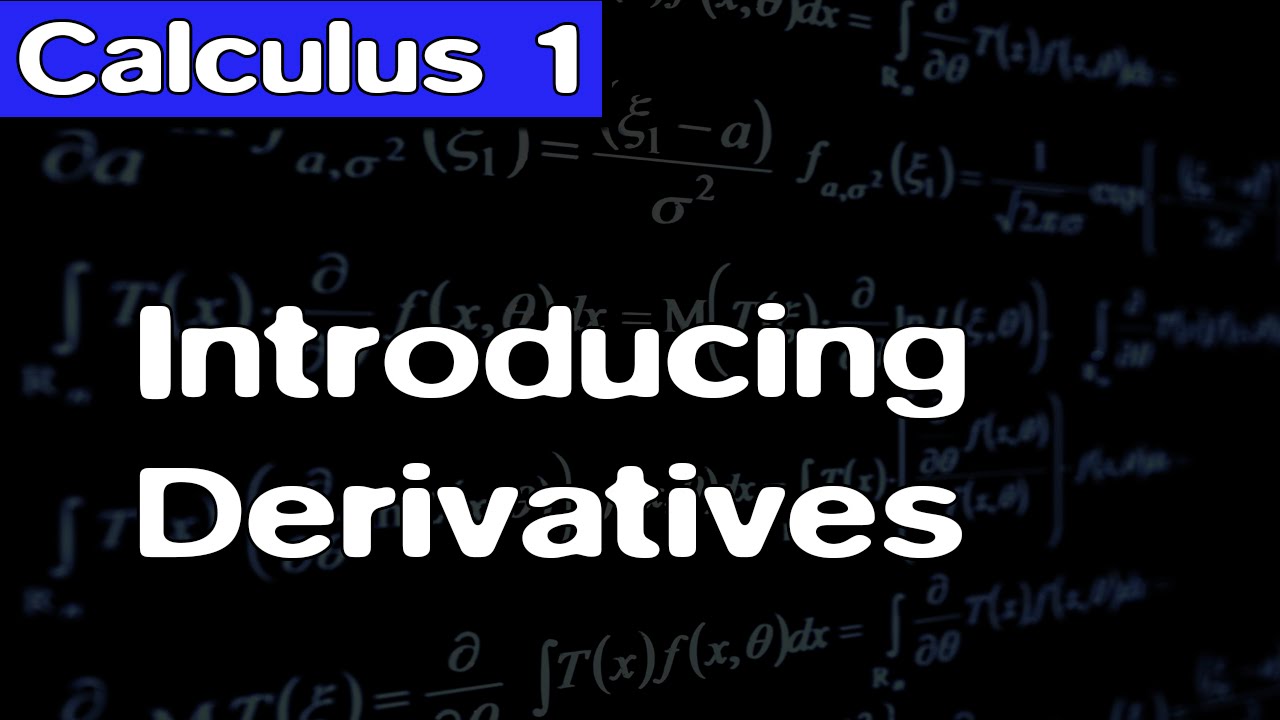 [Calculus] Derivates and Rate of Change