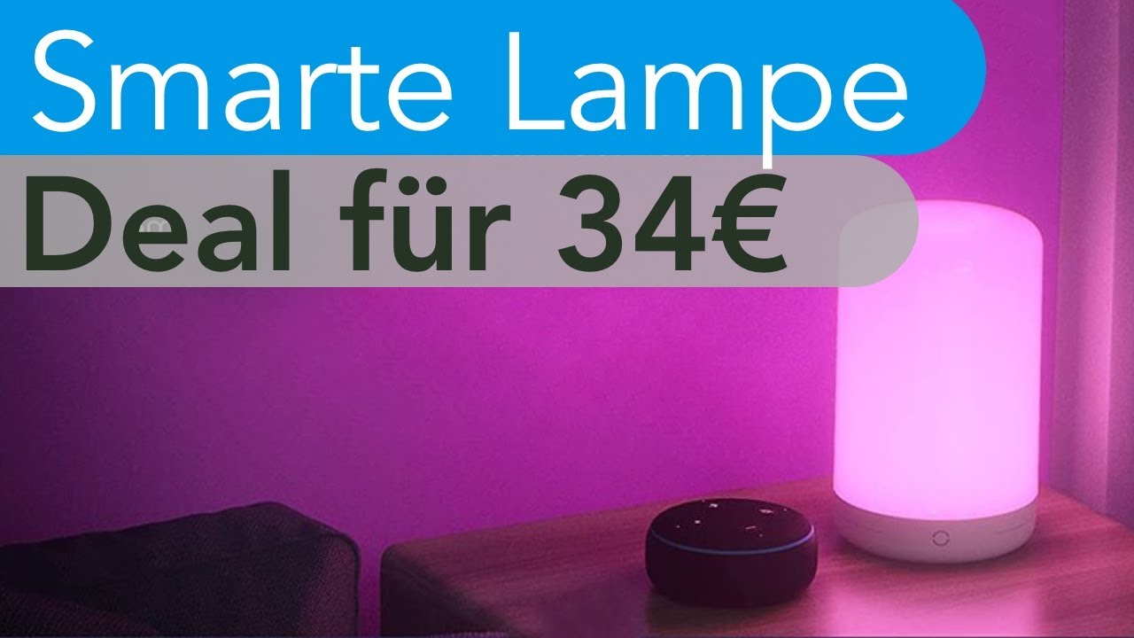 Smarte Nachttischlampe für 34€!!