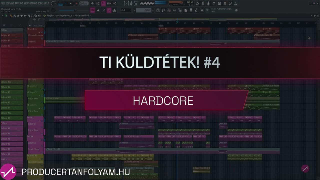 Ti küldtétek #4 - Hardcore (Fl studio Magyar Tutorial) | Producertanfolyam.hu