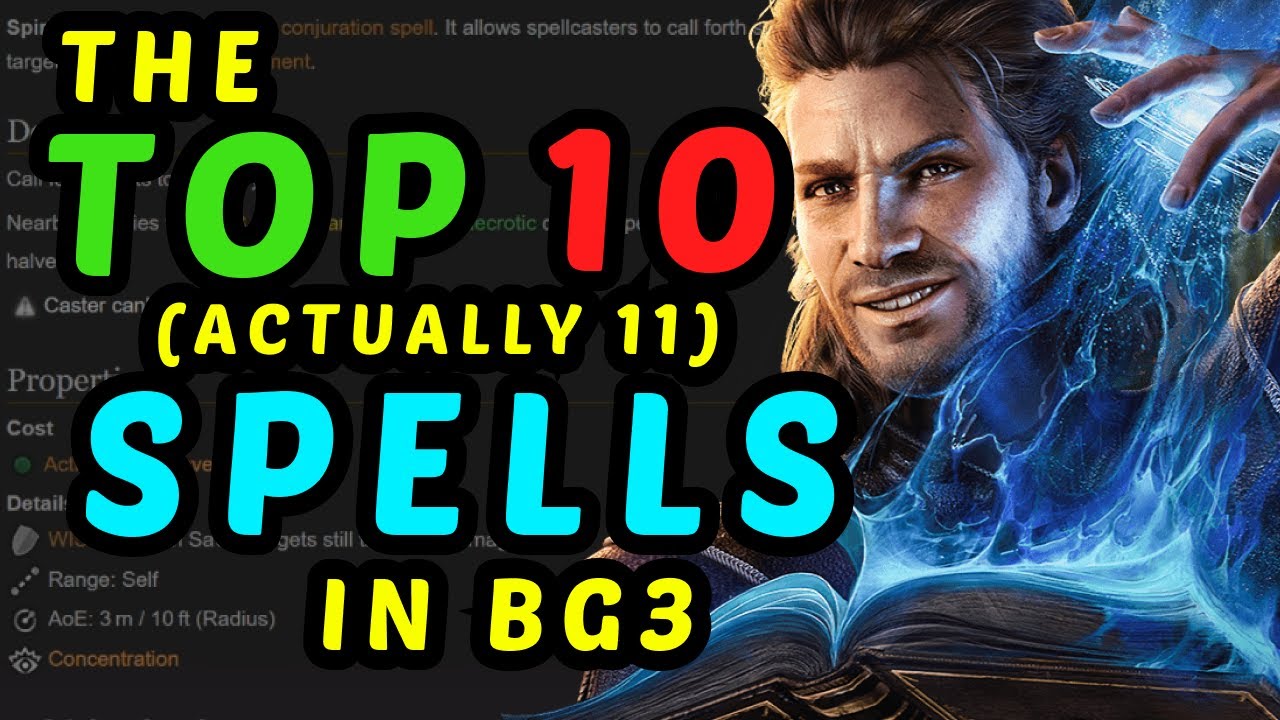 The 10 (Actually 11) BEST SPELLS in Baldur's Gate 3 - Honour Mode Guide