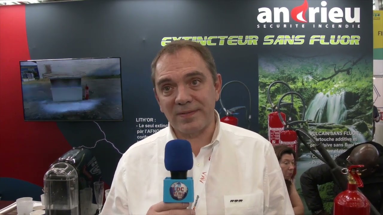 Expo Protection.  Andrieu. L'extincteur Lith'or. Paris/France - 06 Novembre 2024