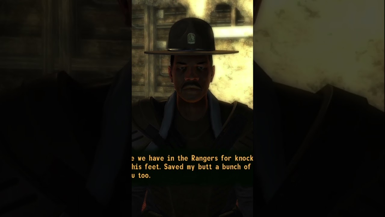 Ranger Andy might regret teaching me this Ranger Takedown Technique #fallout #newvegas