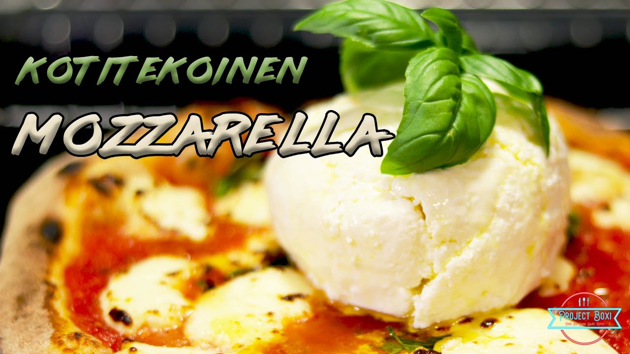 Kotitekoinen MOZZARELLA JUUSTO 30 minuutissa! | PIZZAKOULU Ep. 6