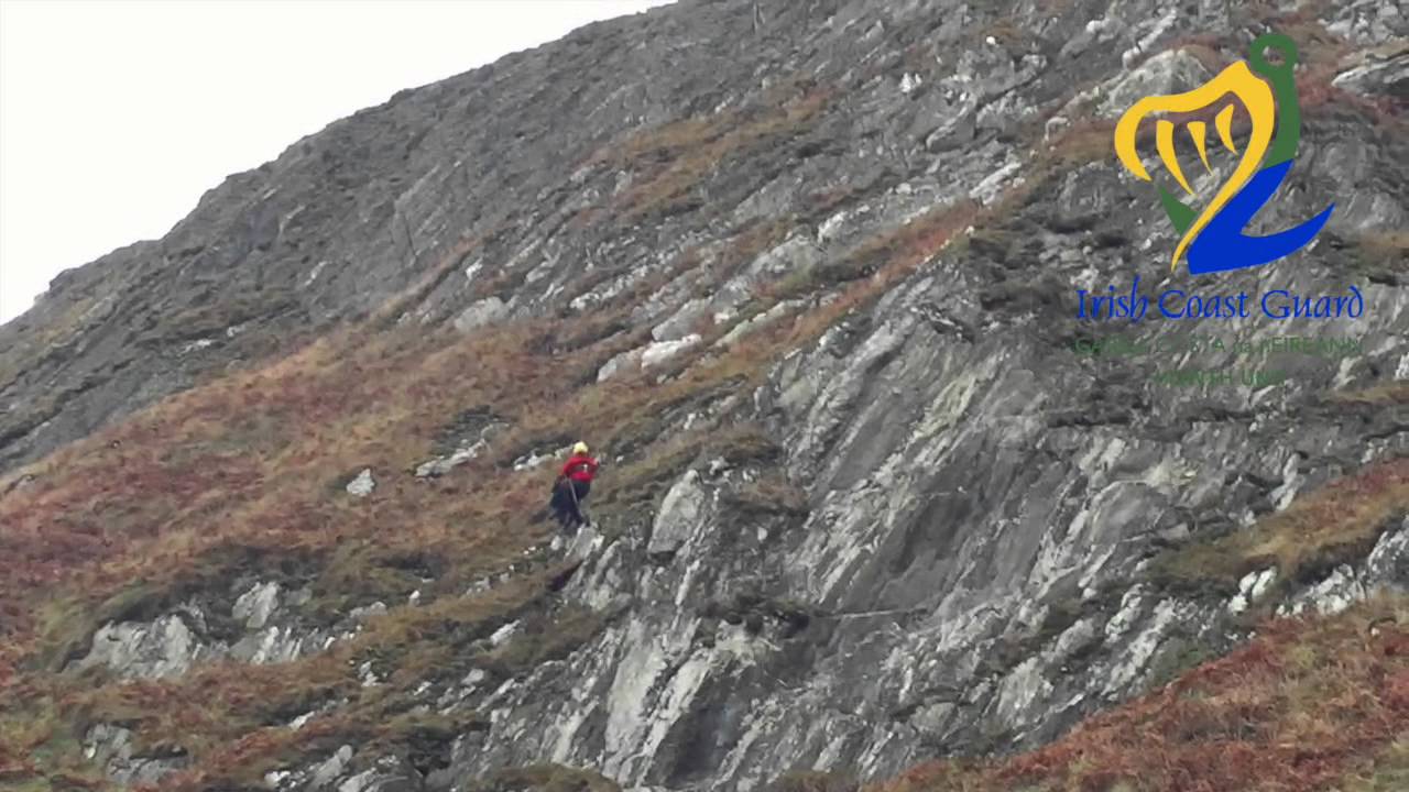 Coast Guard Cliff Rescue, Howth - 25th January 2015