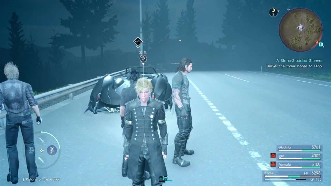 FINAL FANTASY XV Vs big red giant monster