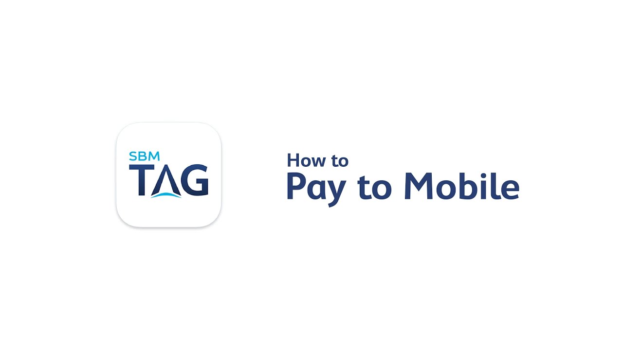 SBM TAG   How to pay to mobile