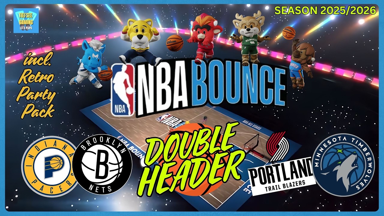 NBA BOUNCE - Indiana Pacers vs. Brooklyn Nets / Portland Trail Blazers vs. Minnesota Timberwolves