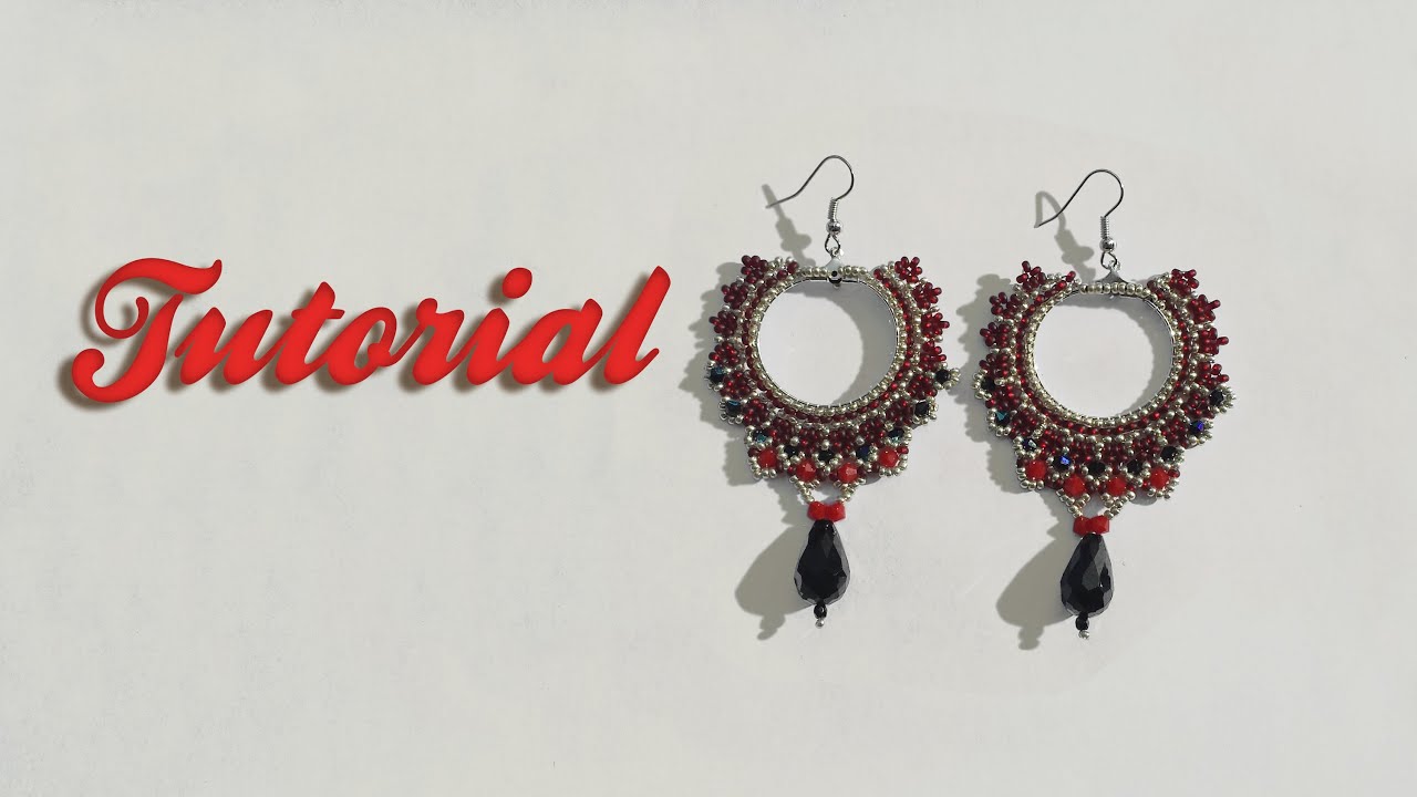 DIY Gipsy Queen Earrings - Come fare orecchini al Brick Stitch