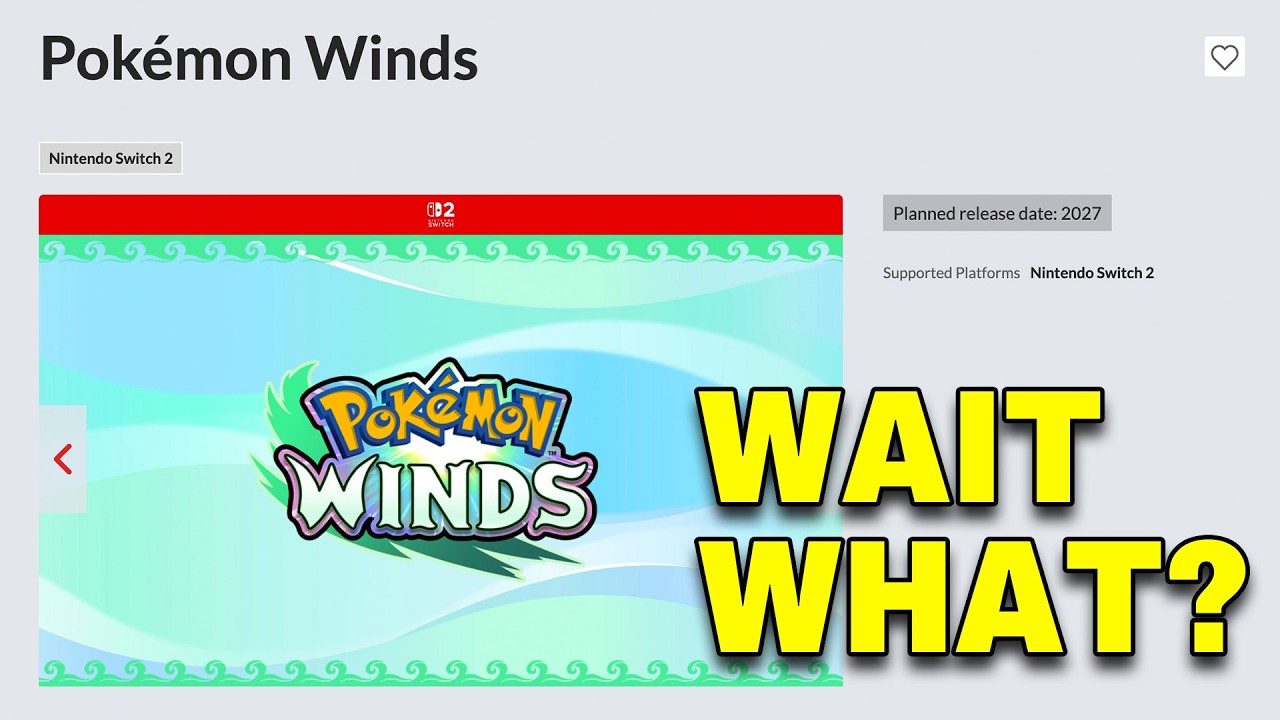 Why Are Pokemon Winds & Waves on The eShop?