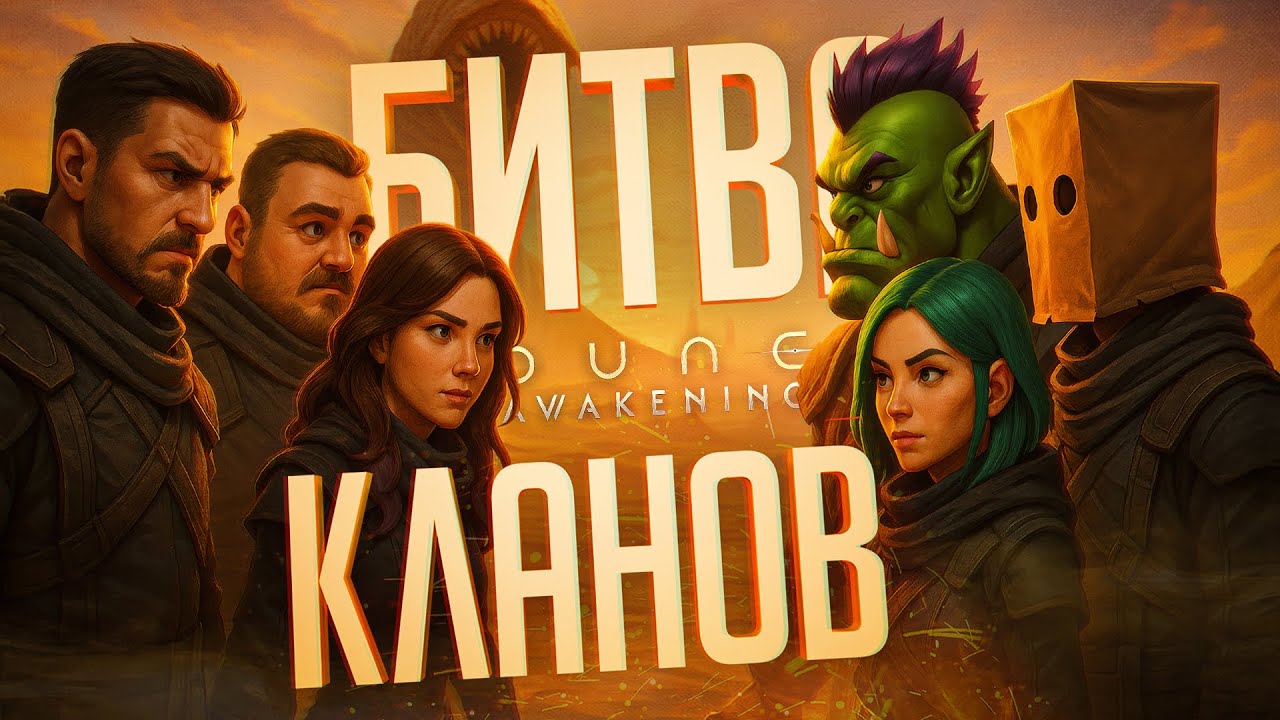 БИТВА СТРИМЕРСКИХ ГИЛЬДИЙ ЗА ГОСПОДСТВО НАД СЕРВЕРОМ — Dune: Awakening // ГИЛЬДЕЙСКАЯ НАРЕЗКА