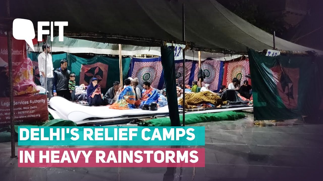 How Can Delhi&rsquo;s Relief Camps Survive the Rainstorm? | The Quint