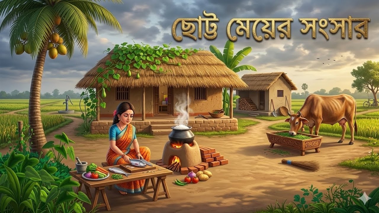 #ছোট_মেয়ের_সংসার #Ropkothar_golpo #bangla_cartoon#thakurmar jhuli#1000subscriber #vairal #cartoon 