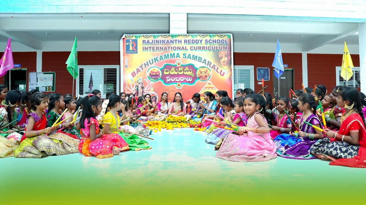 #Bathukamma Sambaralu 2025 Full Video|| #Rajinikanthreddy school || #Dubbak.....