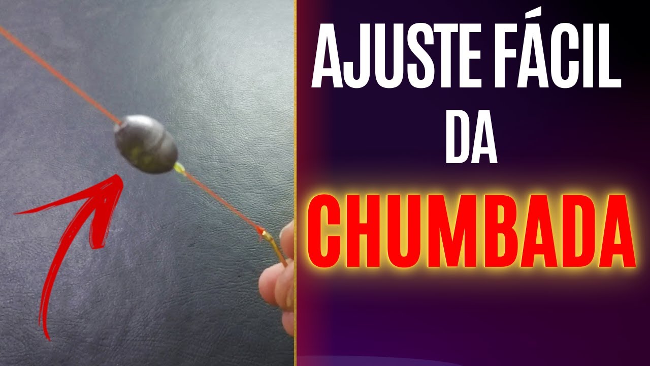 Como Ajustar Facilmente a Altura da Chumbada (Chumbo) sem STOPPER - DICA #4