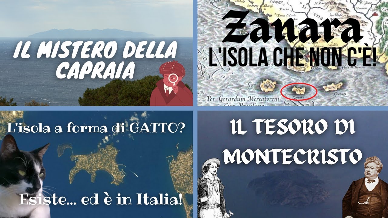 Curiosità e leggende sulle isole italiane: Capraia, Procida, Montecristo, Zanara, Tavolara...