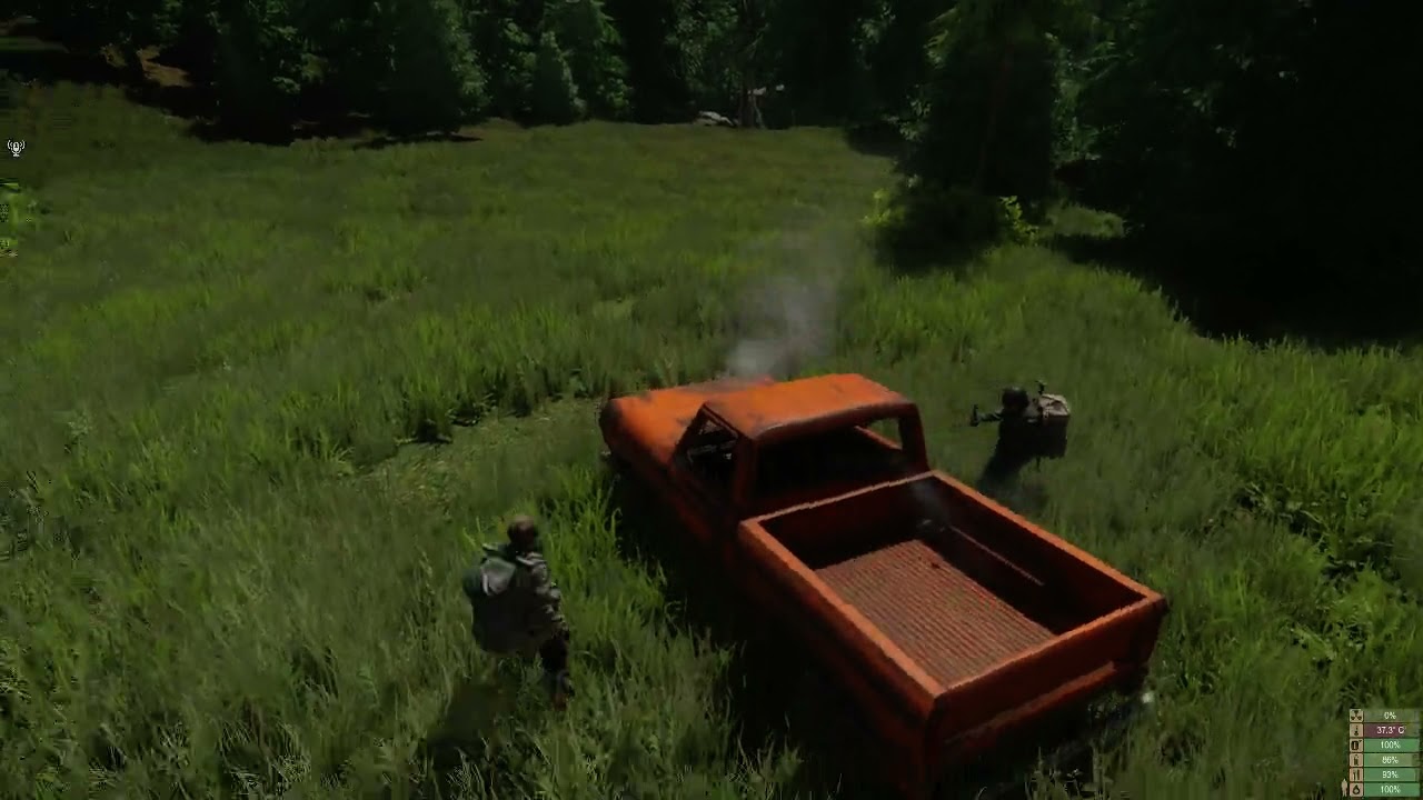 Repair trucks with hammers - Miscreated