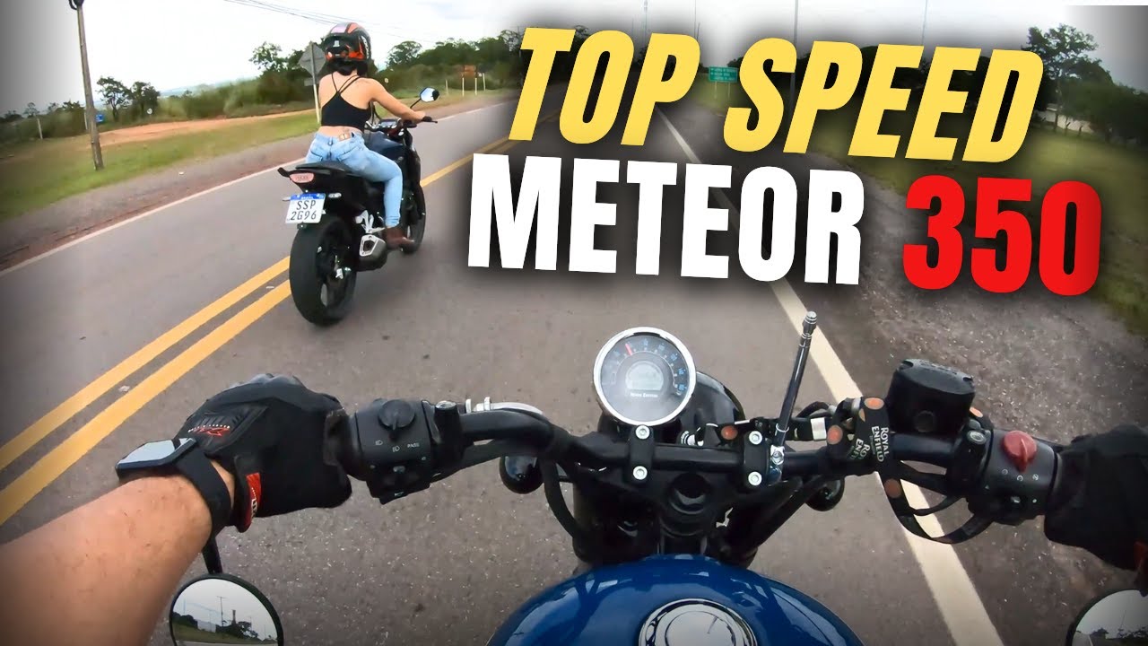TOP SPEED METEOR 350 COM TAMPA DE ALTO FLUXO E ESCAPE ESPORTIVO