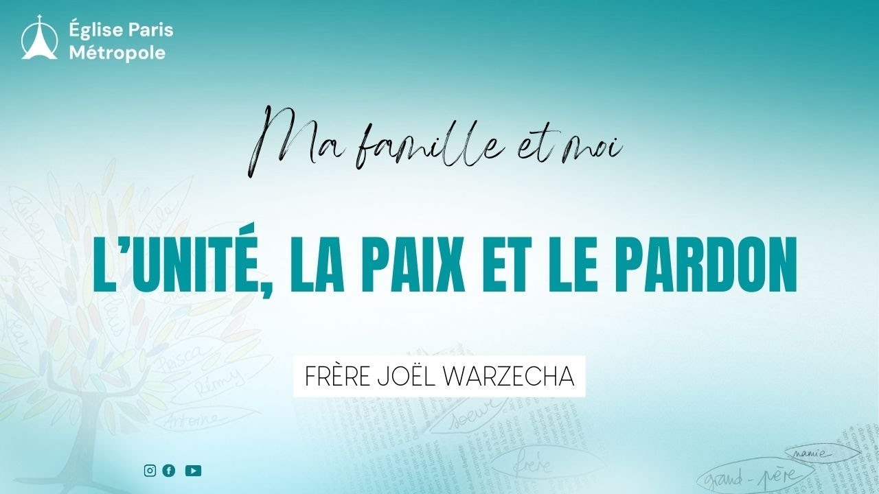 L'unité, la paix et le pardon | Frères Joël et Amiel | Dévotion matinale du 14 janvier 2026