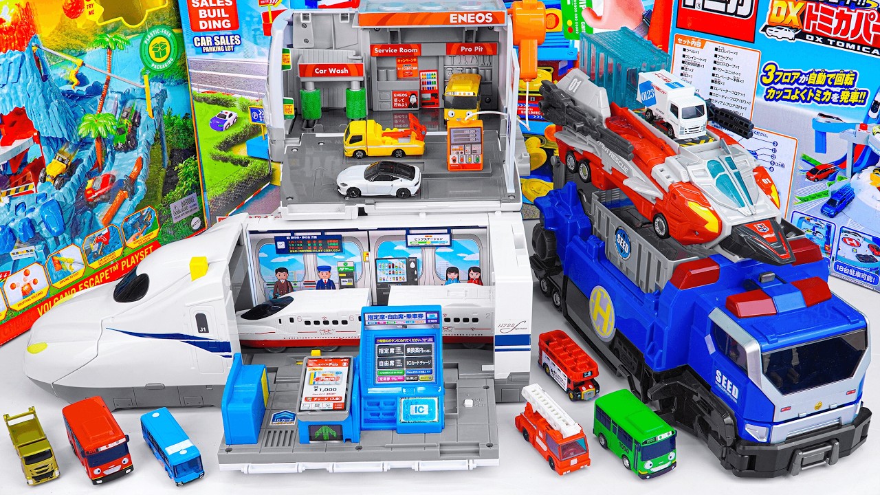 トミカ 大型輸送船＆キャリアカー＆輸送車コレクションTomica Transport Vehicles Collection ASMR Satisfying with Unboxing