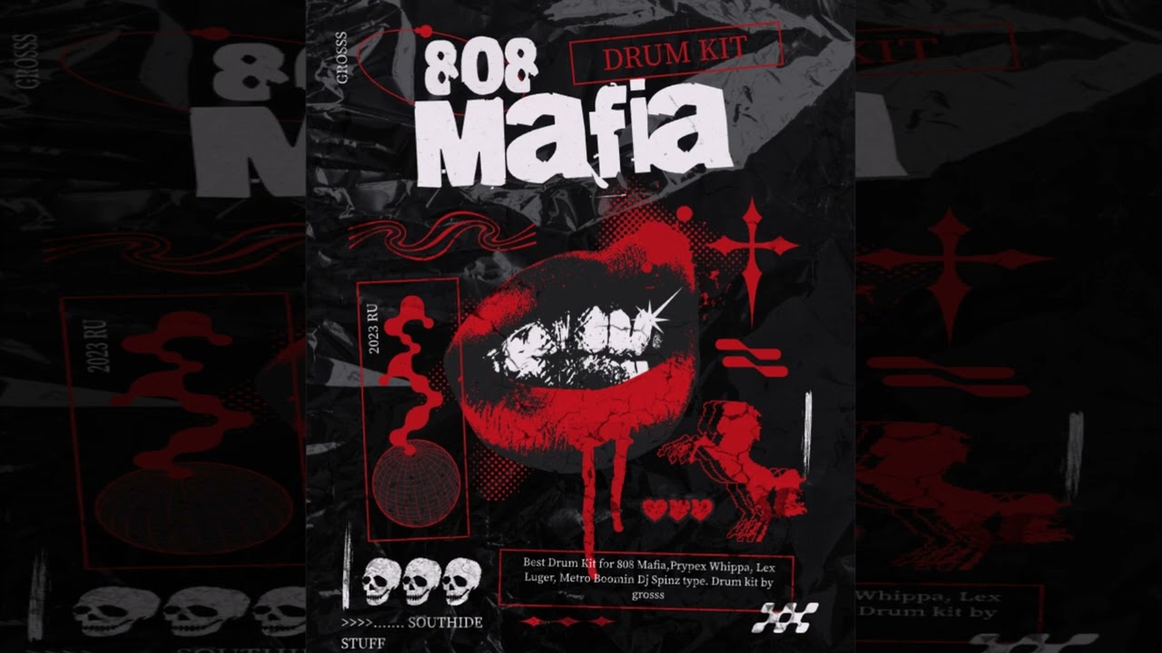 FREE 808 MAFIA - DRUM KIT 2023 | Southside, 808 Mafia, Lex Luger, Dj Spinz, Pyrex Whippa