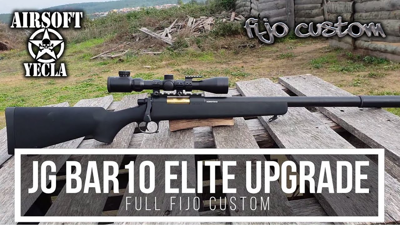 BAR-10  Elite Upgrade JG FULL FIJO CUSTOM - Airsoft Yecla