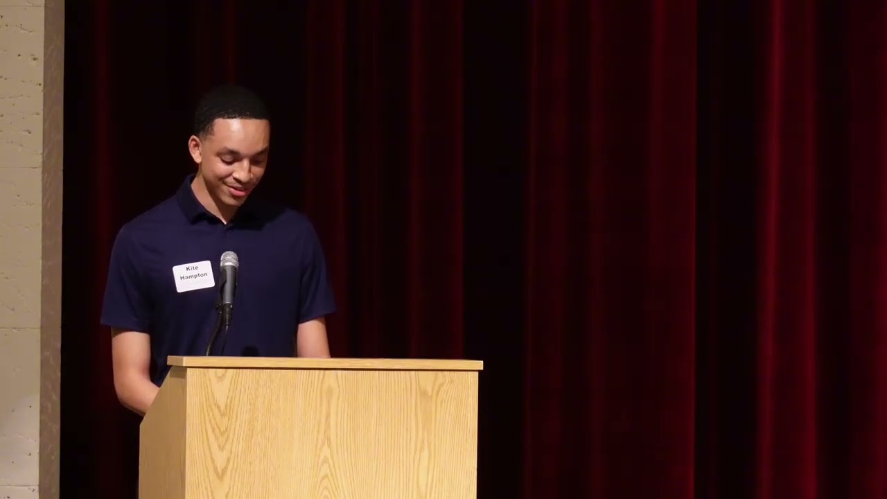 William 'Kite' Hampton VI: A Grateful Voice from MPC’s Class of 2025 | Scholarship Awards Speech