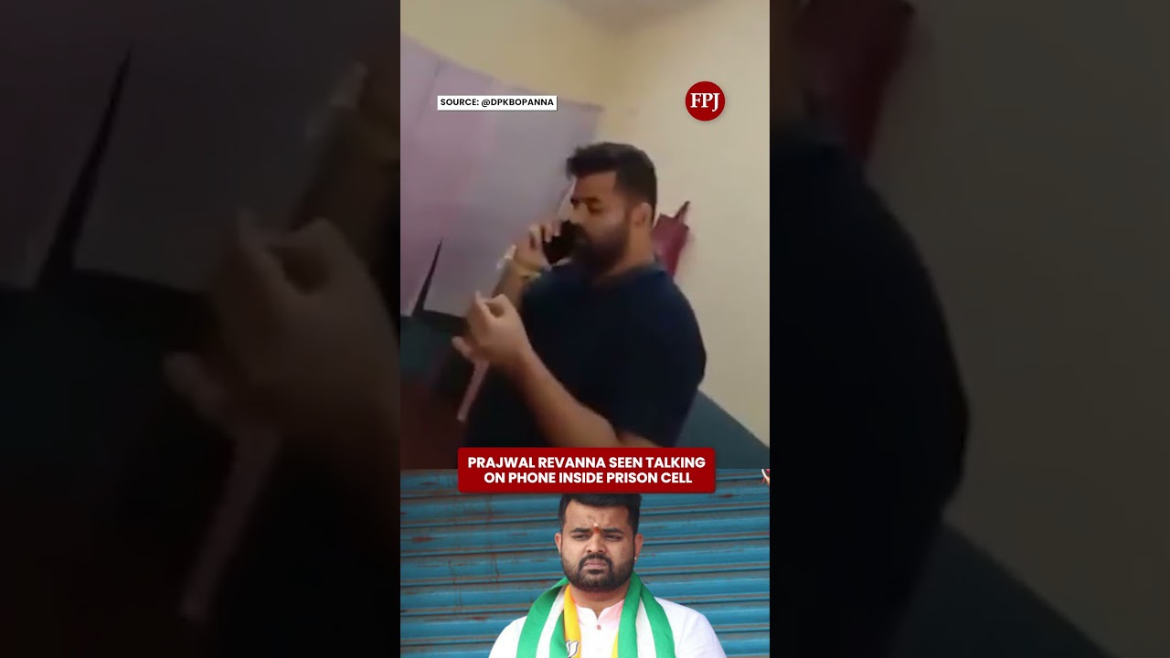 Phone Found In Prajwal Revanna&rsquo;s Cell, Video Shows Him Talking On Call