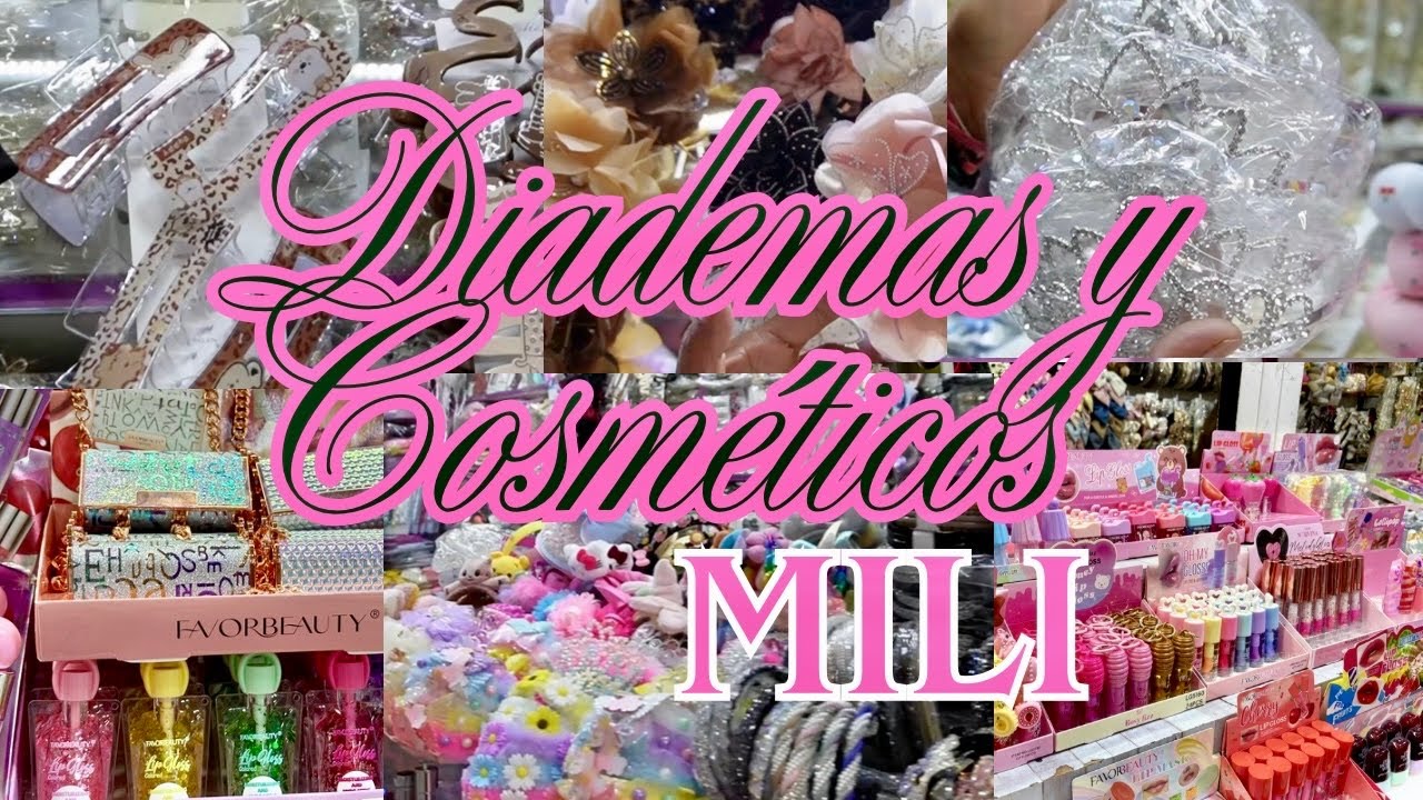 Accesorios y cosméticos  todas están usando/Entré a la tienda de diademas y cosméticos más populares
