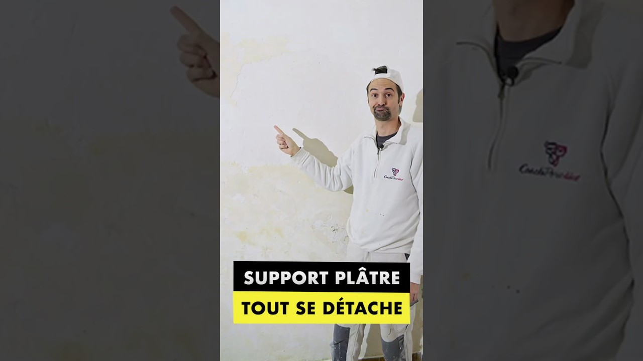 PL&Acirc;TRE R&eacute;par&eacute; Apr&egrave;s un D&eacute;g&acirc;t des Eaux ? Il Faut le V&Eacute;RIFIER ! ⚠️  #coachpersodeco #platre #tuto