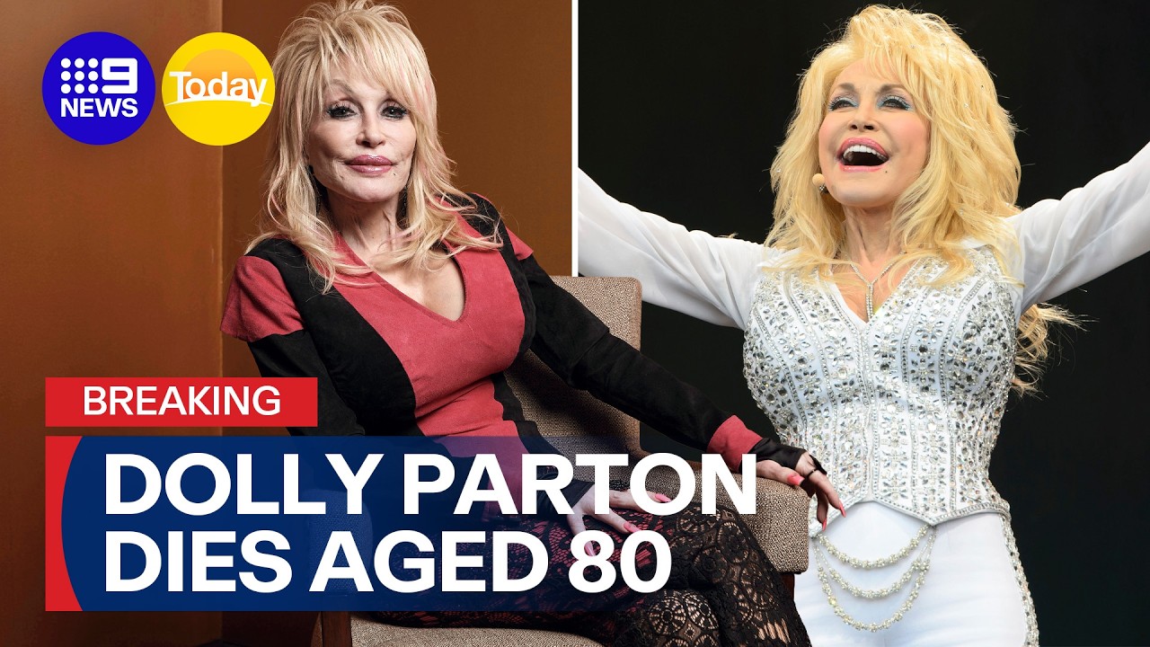 Country music legend Dolly Parton dies aged 80 | 9 News Australia