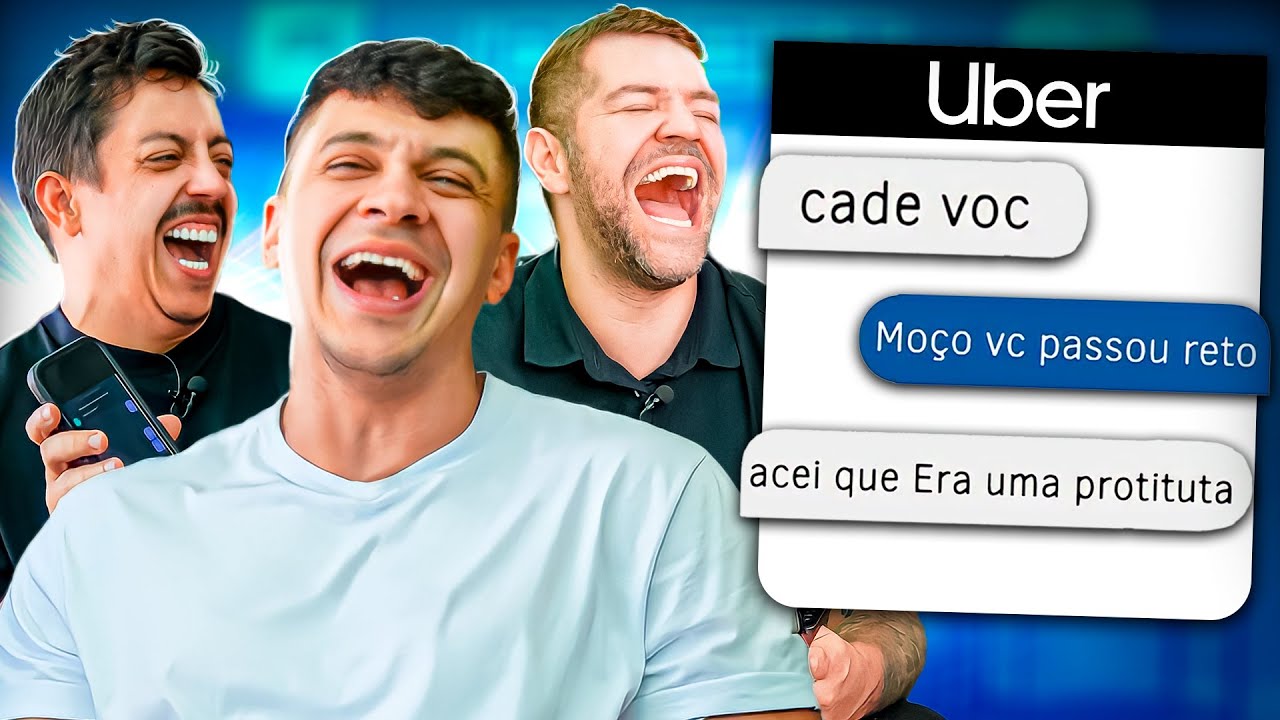 PERDERAM A NO&Ccedil;&Atilde;O NAS CONVERSAS DO UBER 🤣 (ft. Renato Albani & Victor Sarro)