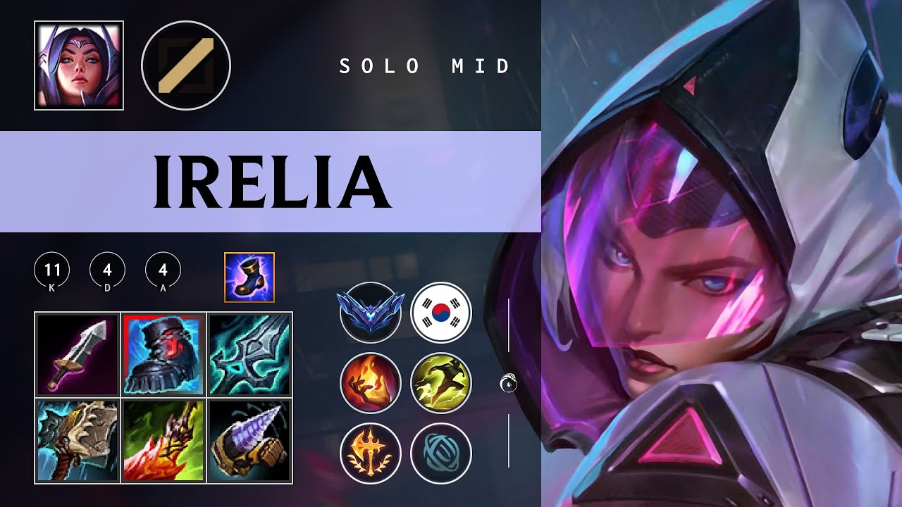Irelia Mid vs Swain - KR Diamond Patch 26.02