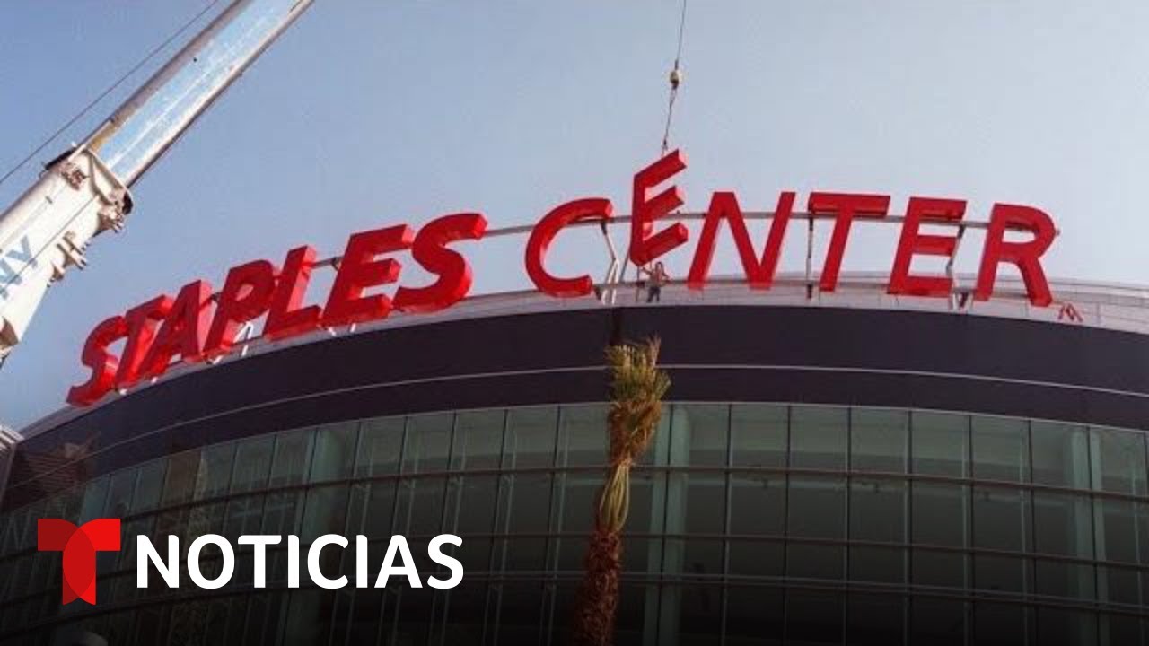 El cambio de nombre del Staples Center causa polémica | Noticias Telemundo