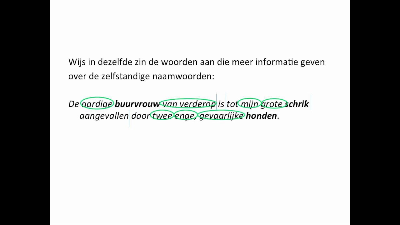 bijvoeglijke bepaling