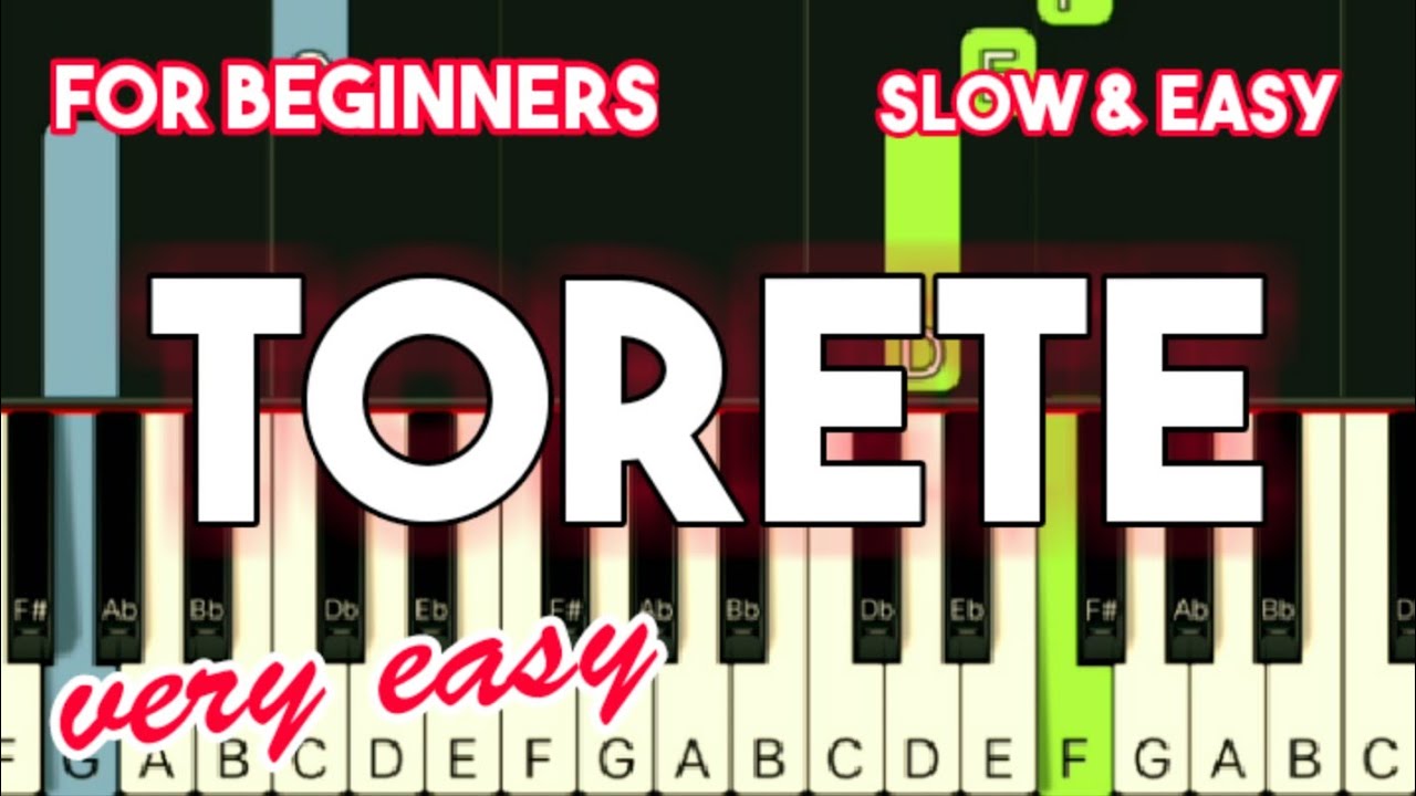 MOONSTAR 88 - TORETE | SLOW & EASY PIANO TUTORIAL
