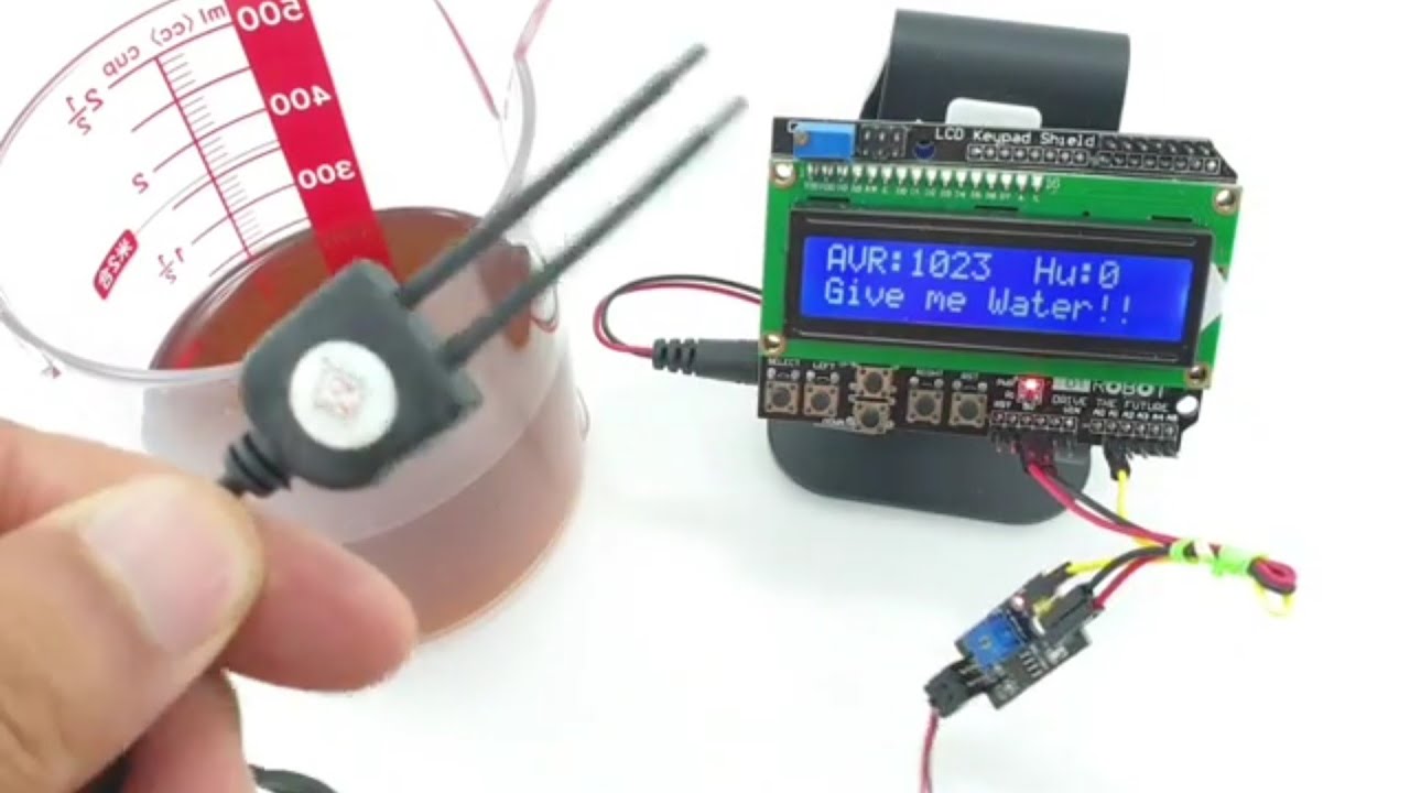 How to use the  HD-38 Soil Humidity Sensor with Arduino | Project Factory