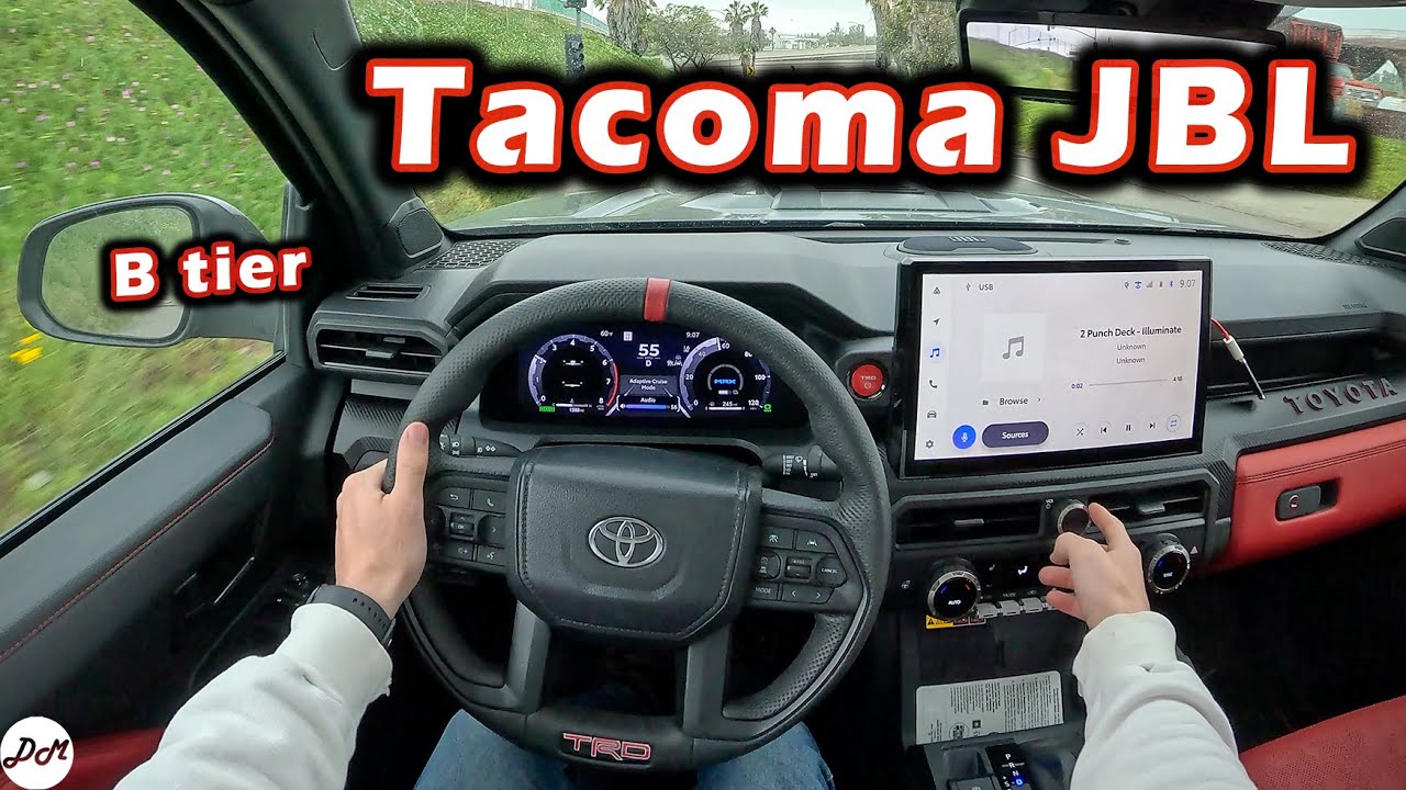 Toyota Tacoma 2024 года — обзор звуковой системы JBL с 10 динамиками