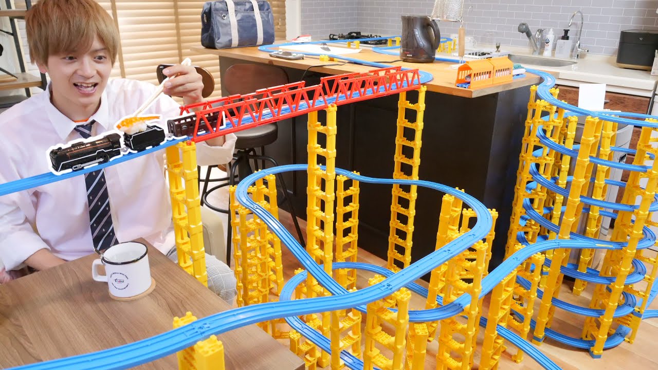 Real Life Trick shots × Plarail