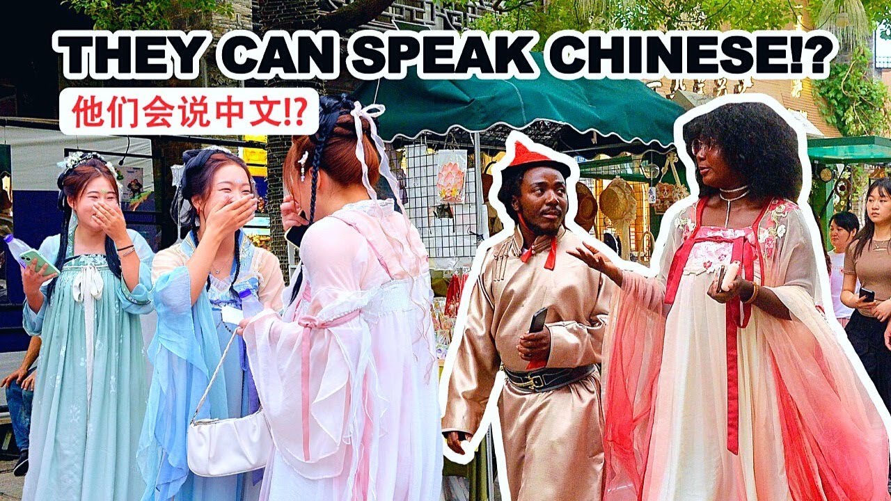 BLACK PEOPLE SPEAK FLUENT CHINESE AND SHOCKS CHINESE GIRLS, BLACK IN CHINA