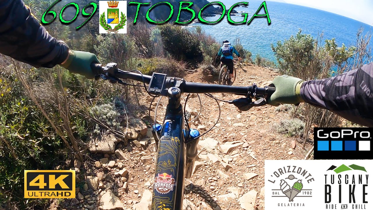 PROMONTORIO DI PIOMBINO MTB ENDURO 2021 - 609 + TOBOGA + FOSSO ALLE CANNE - GOPRO hero 9 - MAX LENS