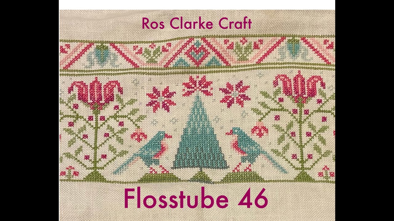 Flosstube #46: Stitching, knitting and a thing