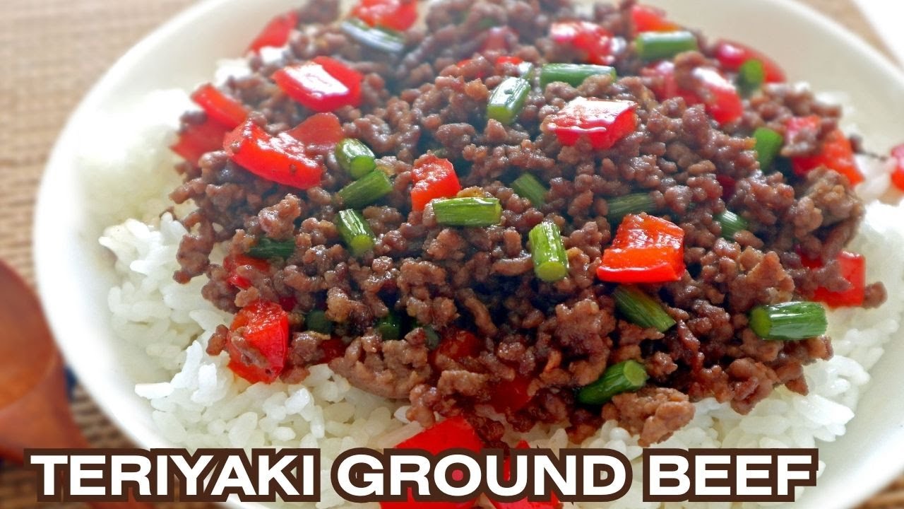 Japanese Teriyaki Ground Beef Rice Bowl｜Simple, Comforting & So Good