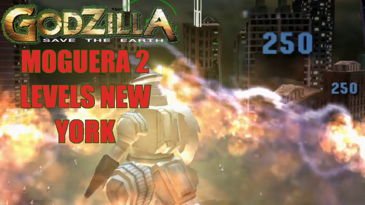 MOGUERA 2 Levels New York -  Godzilla: Save The Earth (PS2)