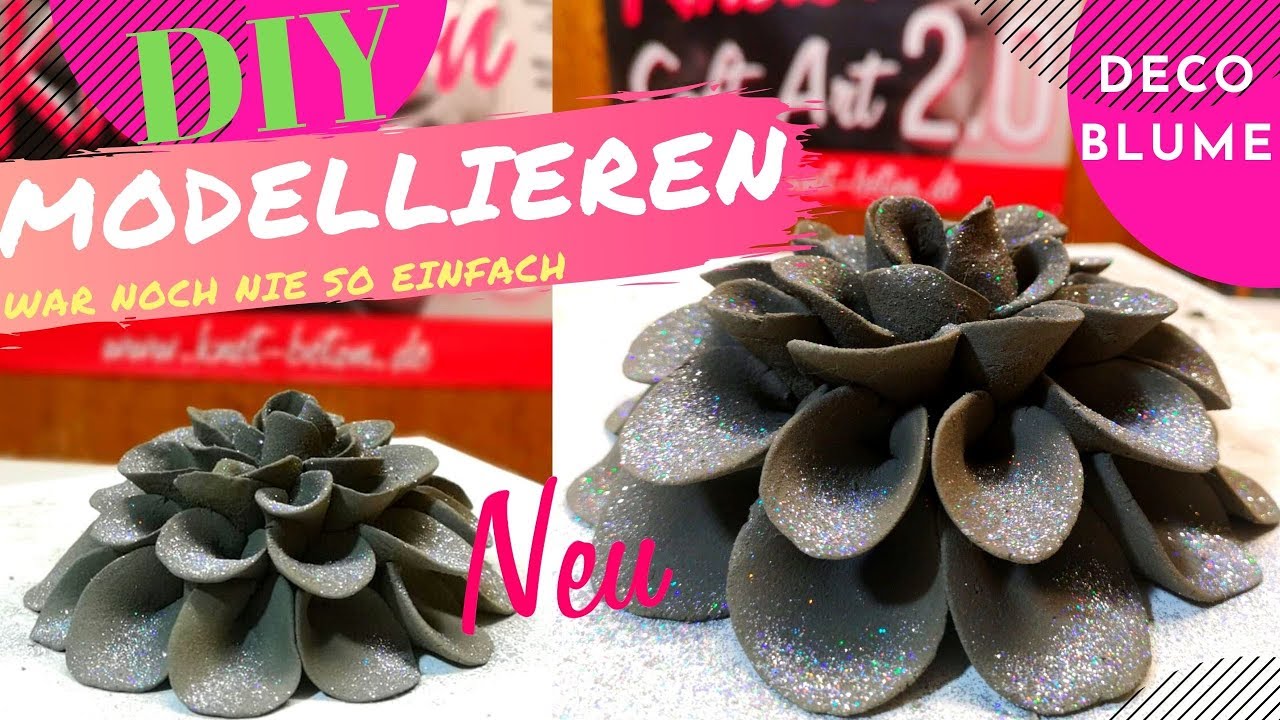 Kreative Deko Ideen DIY. Selbstgemachte Geschenke, einfach! mit Knetbeton 2.0 Soft Art ❣️